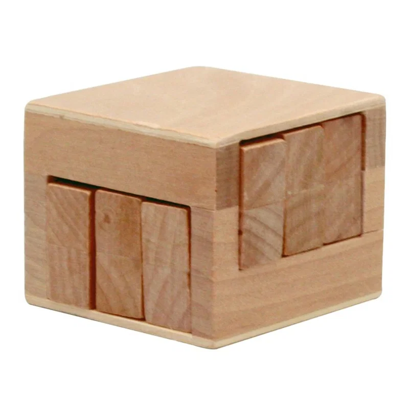 Custom Wooden Sliding Cube Puzzle — view 4