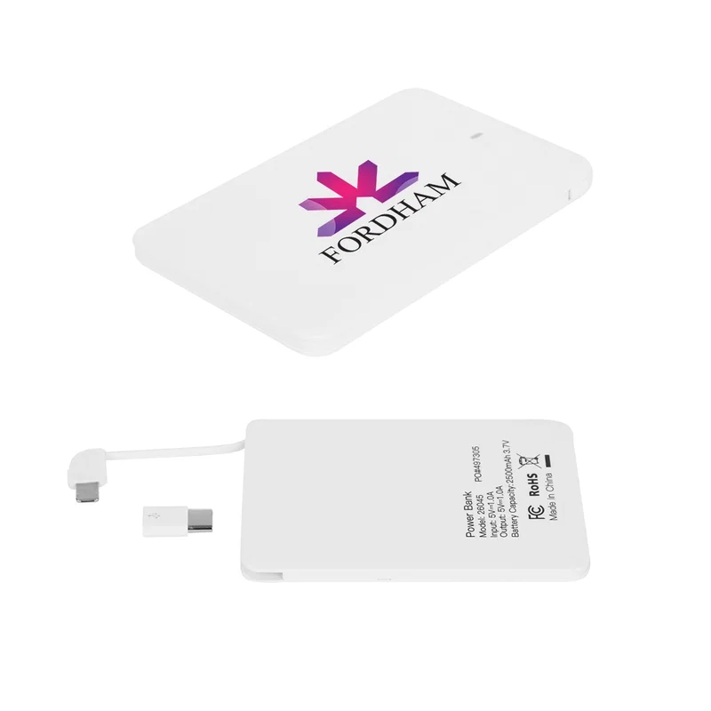 Slim 2500 MAH 3-In-1 Power Bank — view 2
