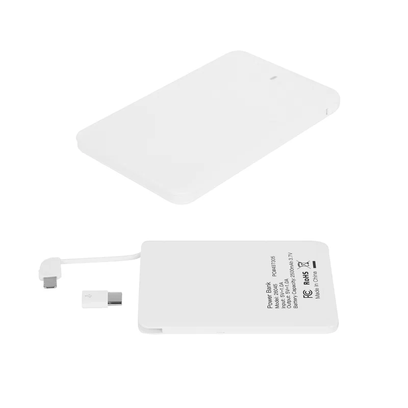 Slim 2500 MAH 3-In-1 Power Bank — view 5