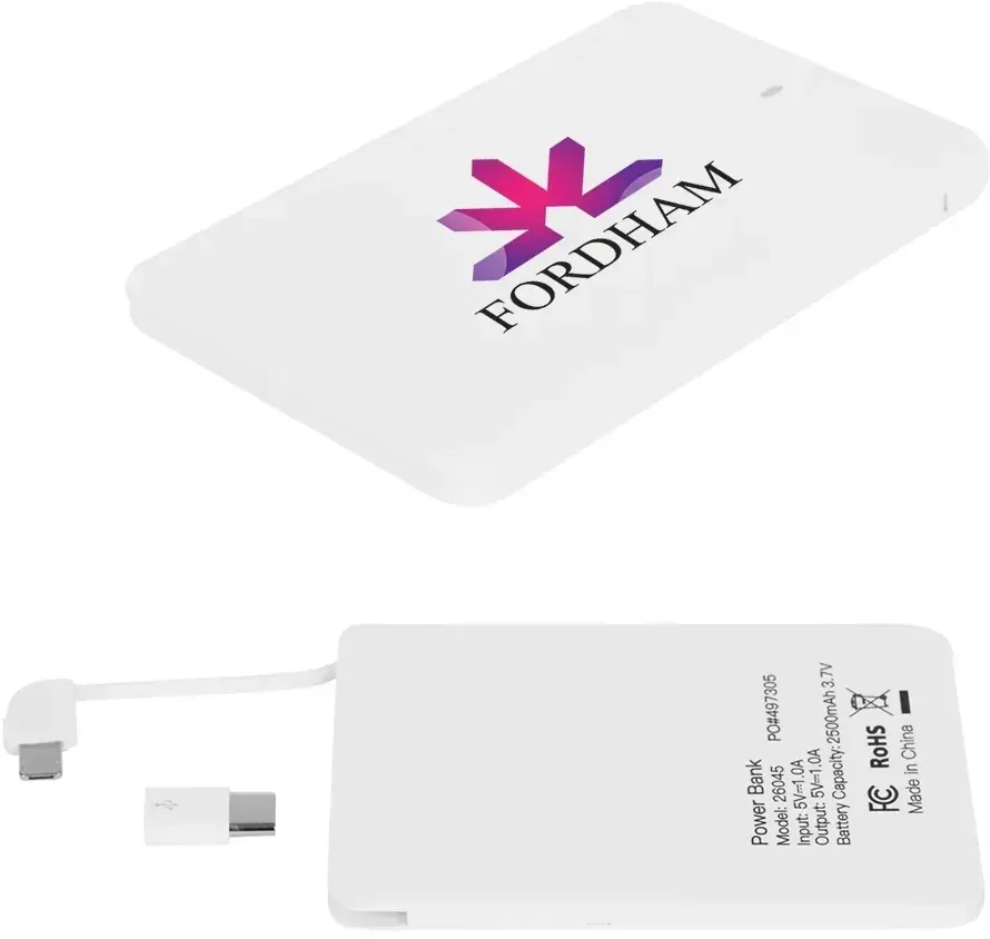 3-in-1 portable power bank for on-the-go phone charging