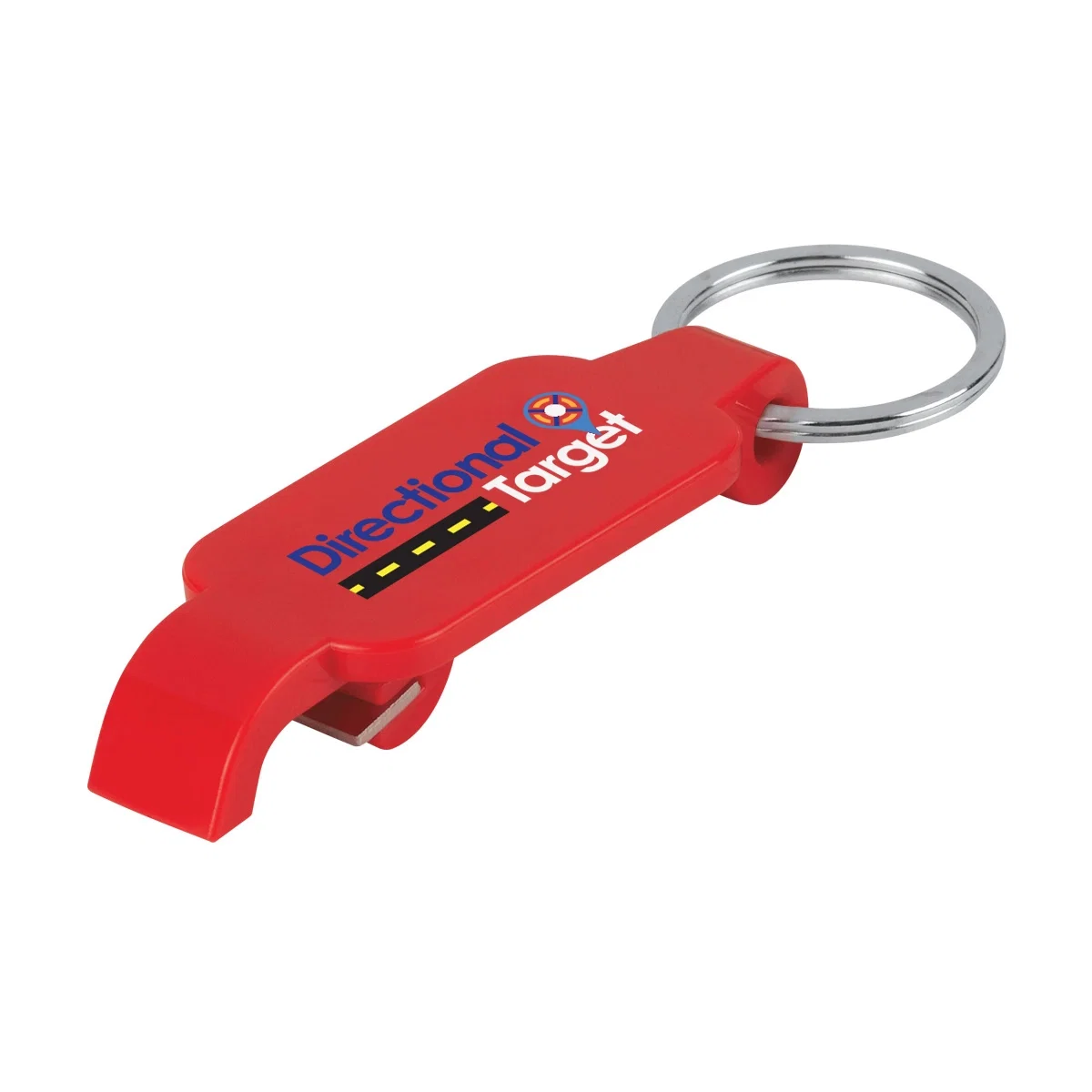 Blue opener angled to reveal the cap lifting notch