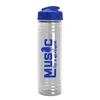 Slim Fit Bottle with Flip-Top Lid (24 oz.) in Clear