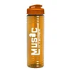 Slim Fit Bottle with Flip-Top Lid (24 oz.) in Transparent Orange