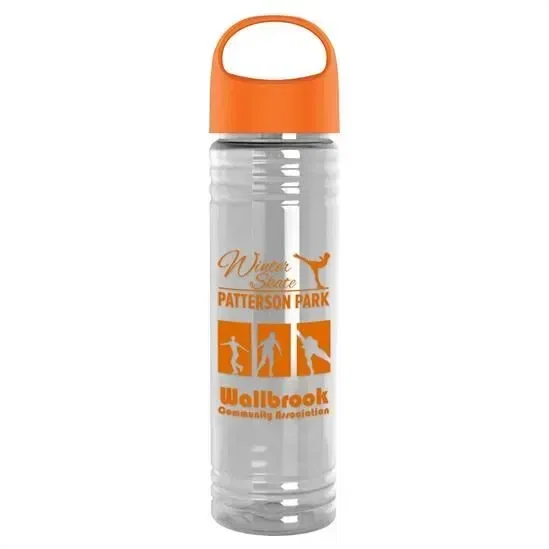 Slim Fit Bottle with Oval Crest Lid (24 oz.)