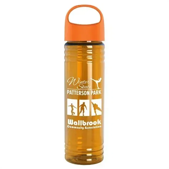 Slim Fit Bottle with Oval Crest Lid (24 oz.) — view 2