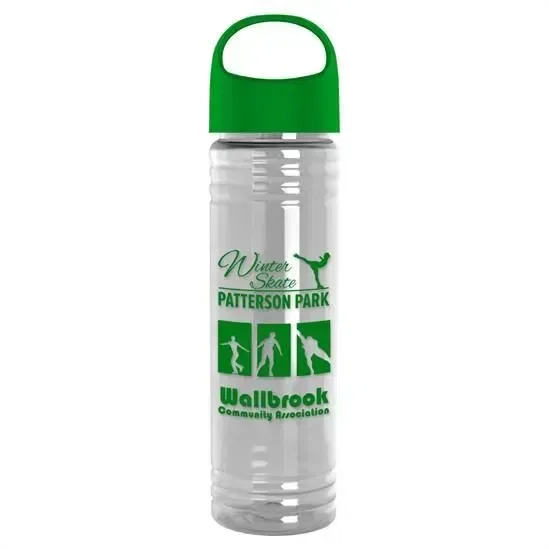 Slim Fit Bottle with Oval Crest Lid (24 oz.) — view 3