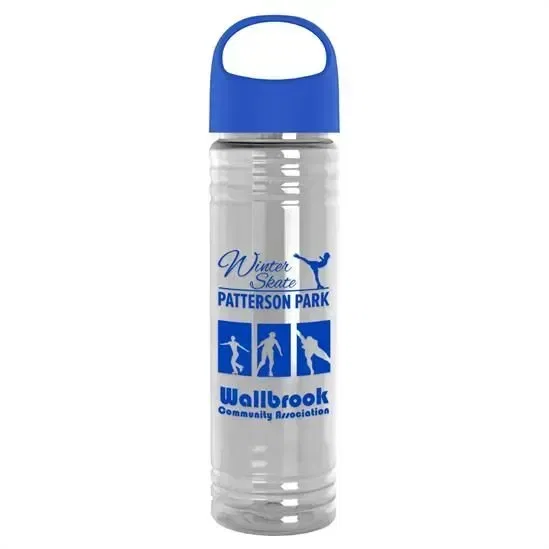 Slim Fit Bottle with Oval Crest Lid (24 oz.) — view 4