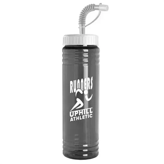 Slim Fit Bottle with Straw Lid (24 oz.) — view 3