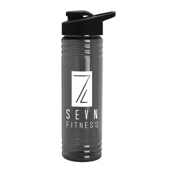 Slim Fit RPET Bottle with Drink-Thru Lid (24 oz.) — view 4