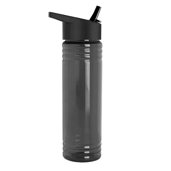 Slim Fit RPET Bottle with Flip-Straw Lid (24 oz.) — view 11