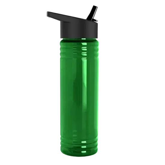 Slim Fit RPET Bottle with Flip-Straw Lid (24 oz.) — view 8