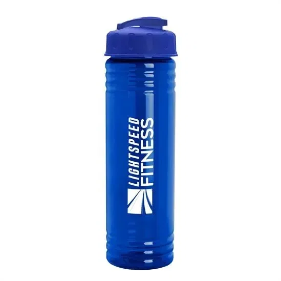 Slim Fit RPET Bottle with Flip-Top Lid (24 oz.)