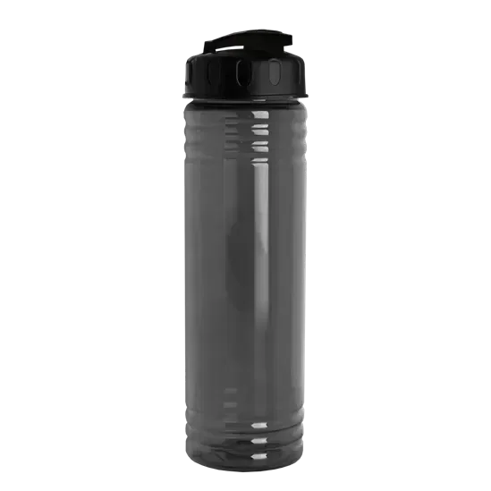 Slim Fit RPET Bottle with Flip-Top Lid (24 oz.) — view 2