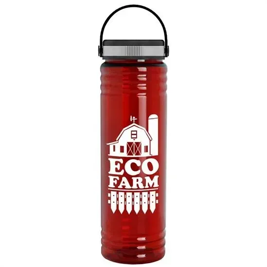 Slim Fit RPET Bottle with Grip Lid (24 oz.)