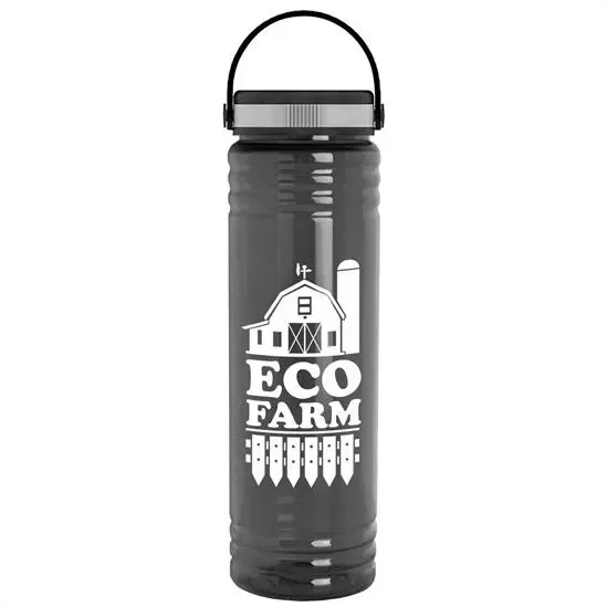 Slim Fit RPET Bottle with Grip Lid (24 oz.) — view 2