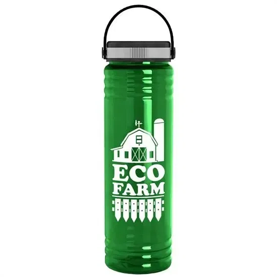 Slim Fit RPET Bottle with Grip Lid (24 oz.) — view 6