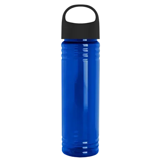 Slim Fit RPET Bottle with Oval Crest Lid (24 oz.) — view 5