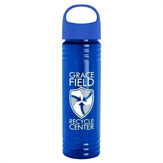 Slim Fit RPET Bottle with Oval Crest Lid (24 oz.) — view 7