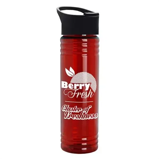 Slim Fit RPET Bottle with Pop-Up Lid (24 oz.) — view 3