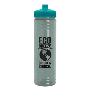 Slim Fit RPET Bottle with Push-Pull Lid (24 oz.)