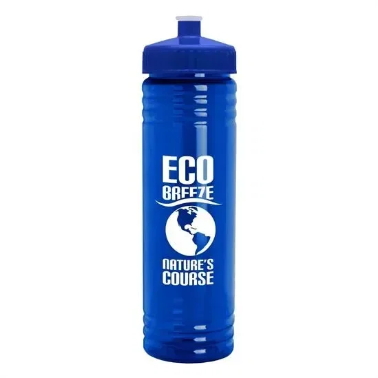 Slim Fit RPET Bottle with Push-Pull Lid (24 oz.) — view 5