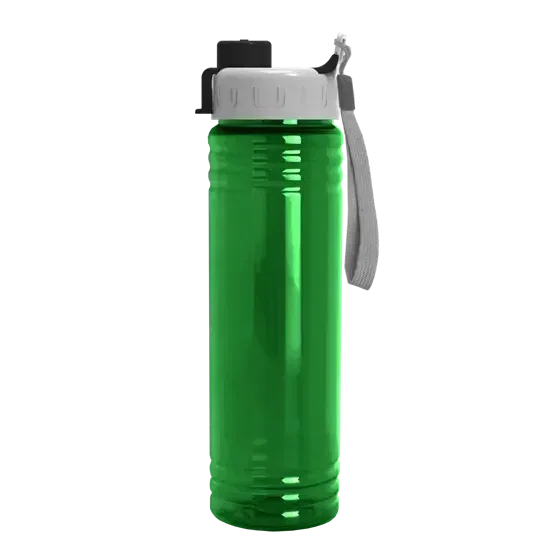 Slim Fit RPET Bottle with Quick-Snap Lid (24 oz.) — view 4