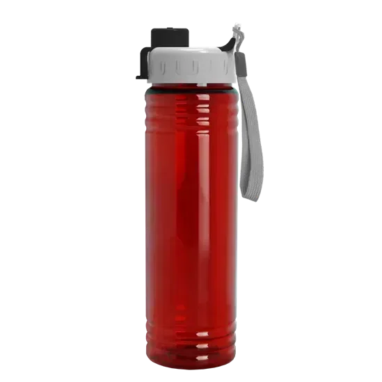 Slim Fit RPET Bottle with Quick-Snap Lid (24 oz.) — view 7