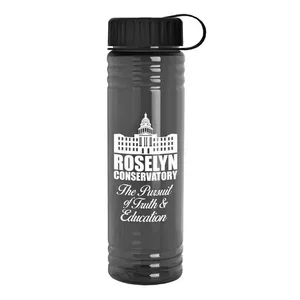 Slim Fit RPET Bottle with Tethered Lid (24 oz.)