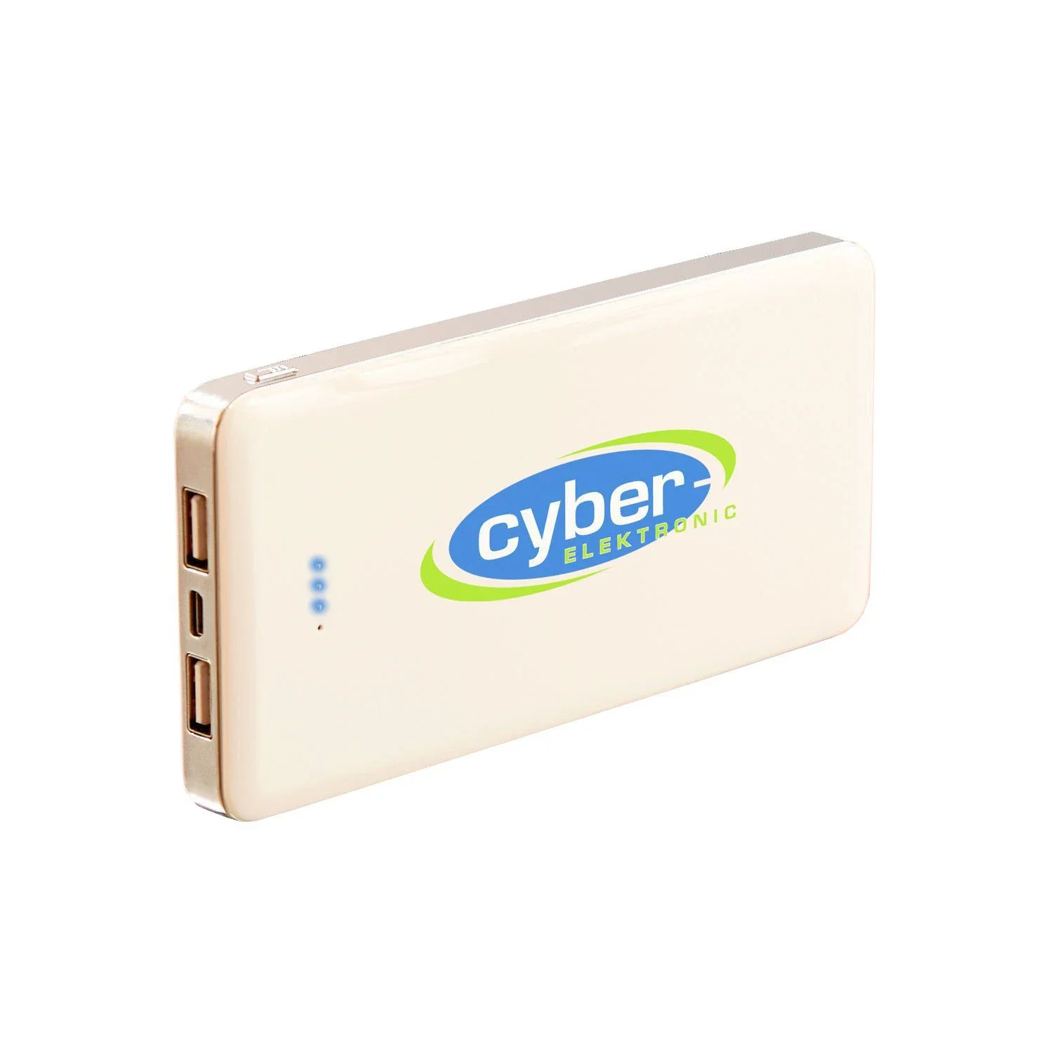 Imprinted Slim Power Bank 11000 — White — view 2
