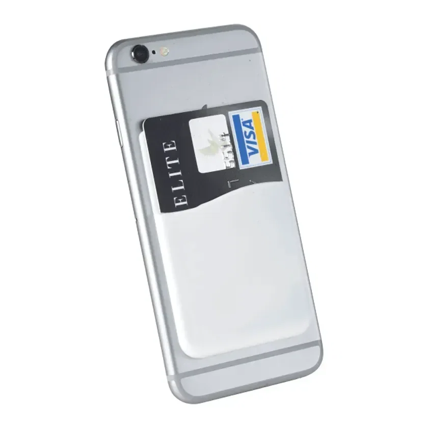 Personalized Slim Silicone Card Wallet — view 3