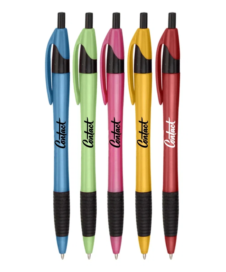 Slims Shiny Grip Click Pen