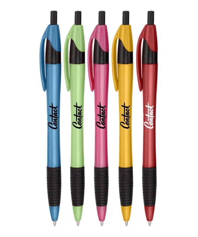 Slims Shiny Grip Click Pen