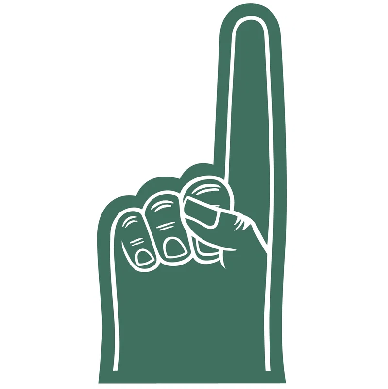 Small #1 Foam Finger/Hand 7.5"  — view 11