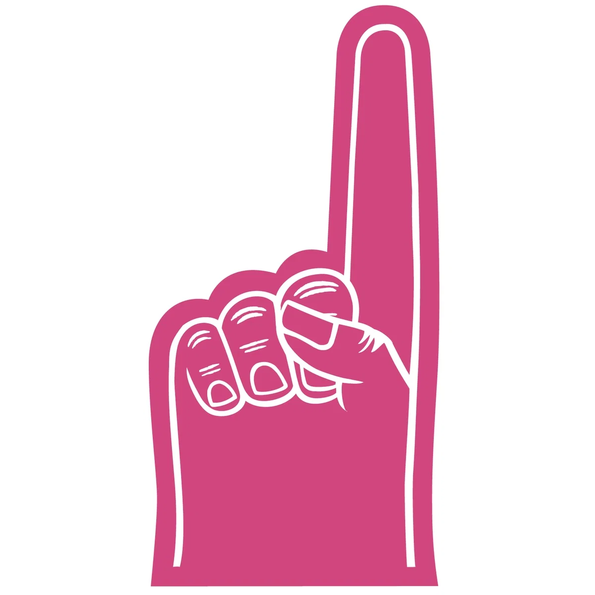 Small #1 Foam Finger/Hand 7.5"  — view 3