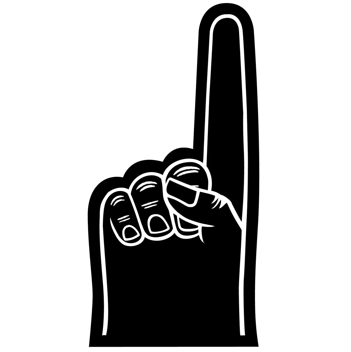 Small #1 Foam Finger/Hand 7.5"  — view 4