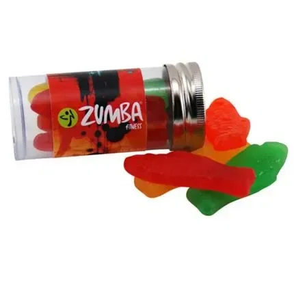 Small 3" Candy Tube with Starlight Mints — view 3