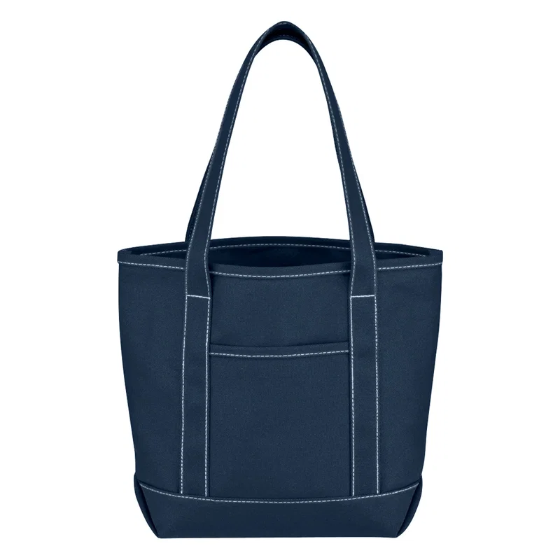 Small Cotton Canvas Yacht Tote Bag — view 10
