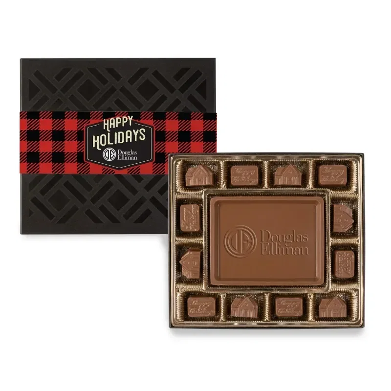 Small Deluxe Gift Box with Horizontal Full Color Band — view 2