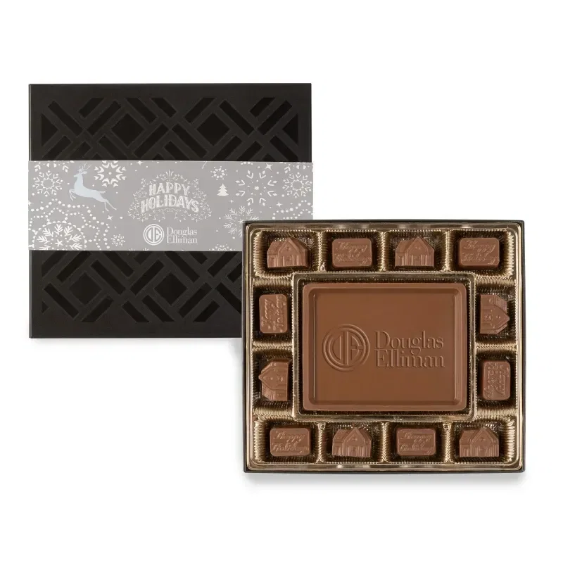 Small Deluxe Gift Box with Horizontal Full Color Band — view 3