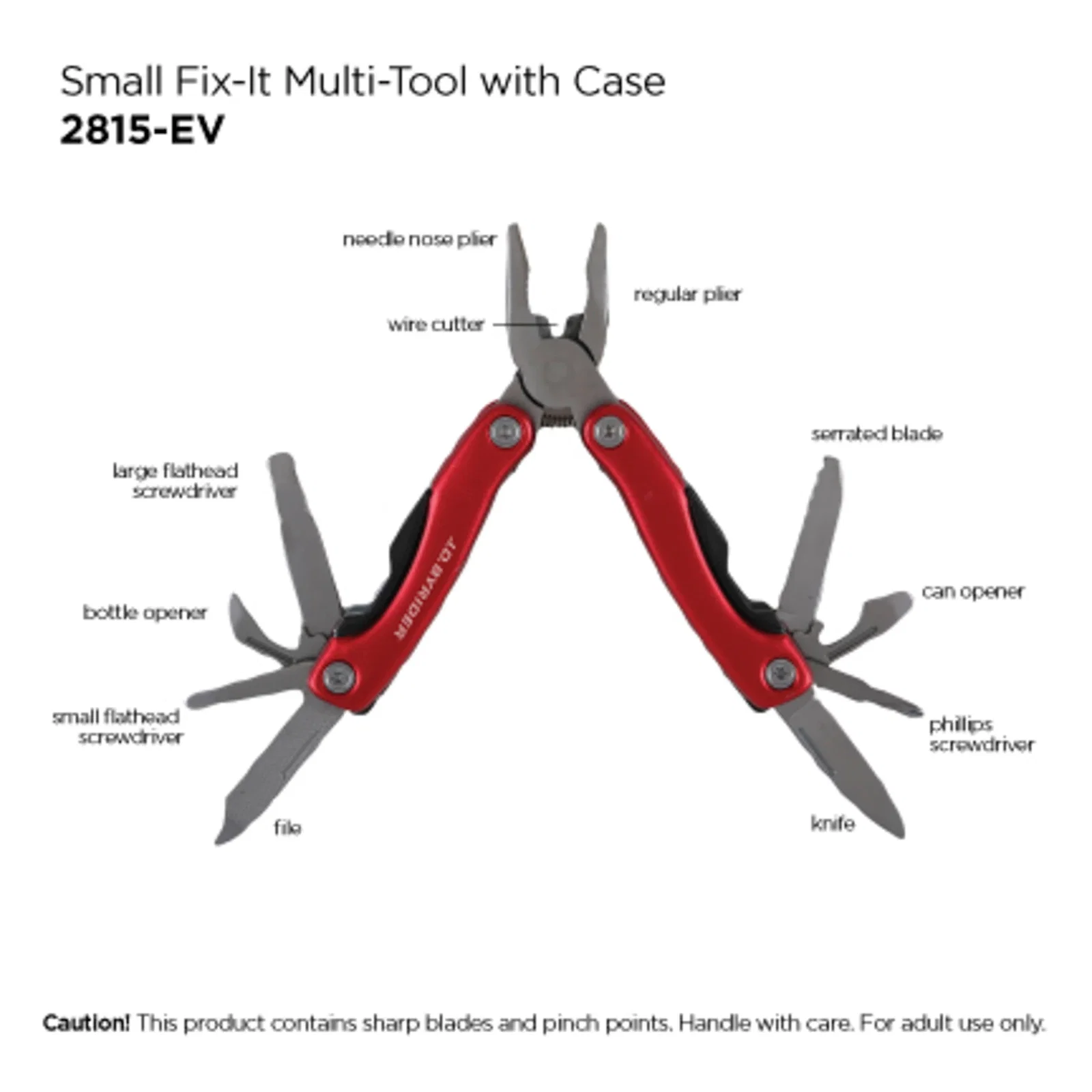 Small Fix-it Multi-Tool w/ case — view 2