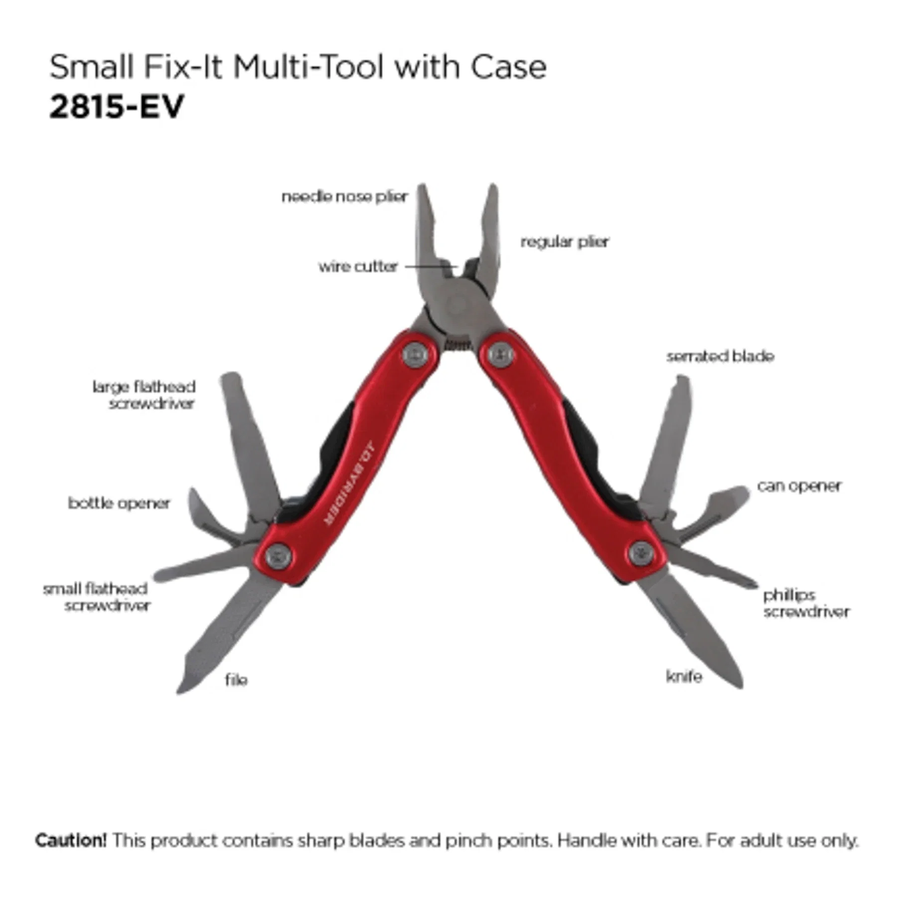 Small Fix-it Multi-Tool w/ case — view 2
