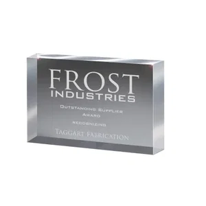 Freestanding Block Award — Small & Medium