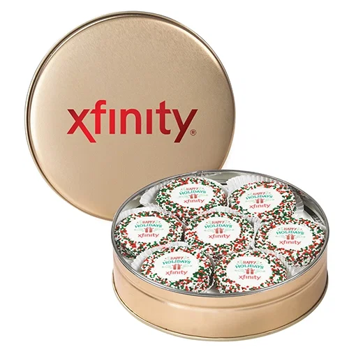 Small Gourmet Chocolate-Covered Oreo® Tin — view 3