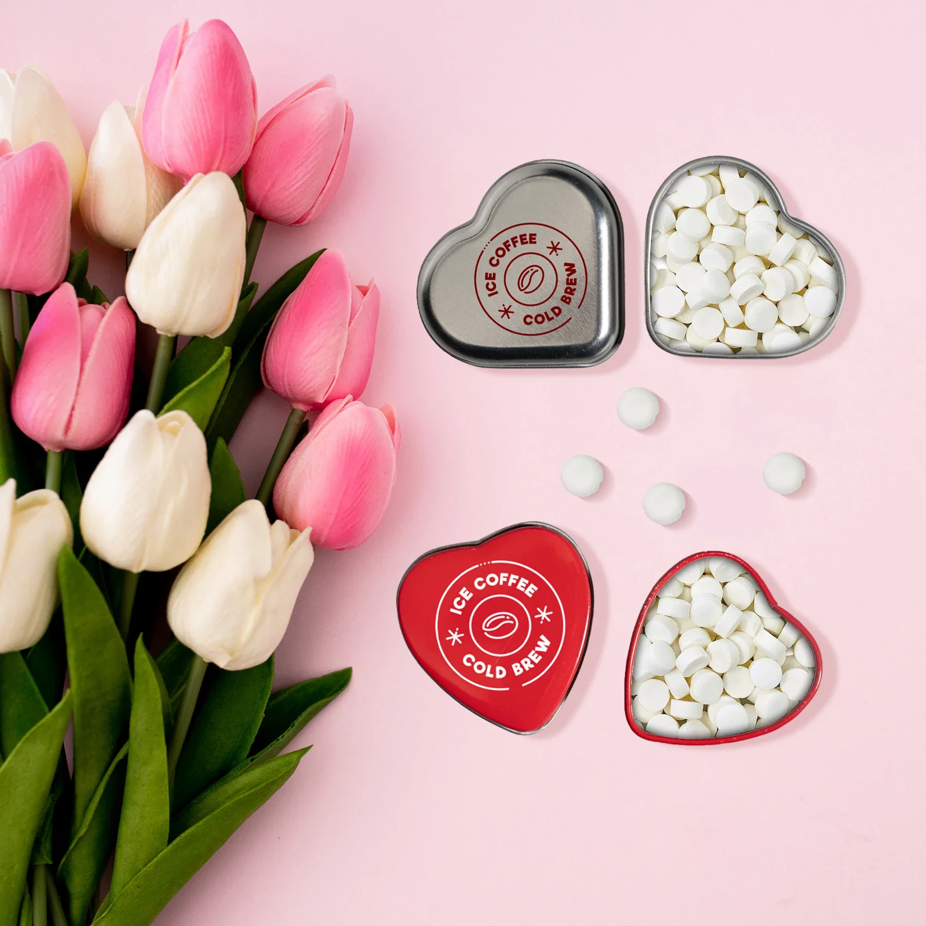 Small Heart Shaped Mint Tin — view 4