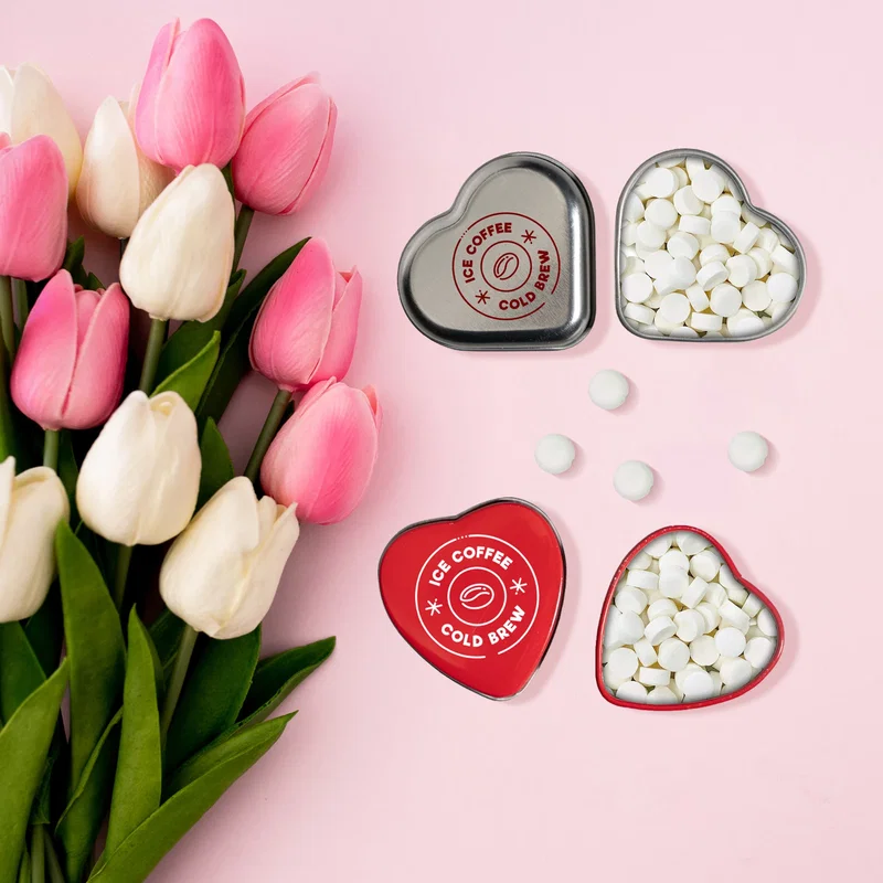 Small Heart Shaped Mint Tin — view 5