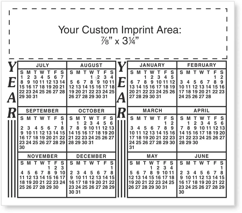 Personalized Magnetic Calendar (Small) — view 6