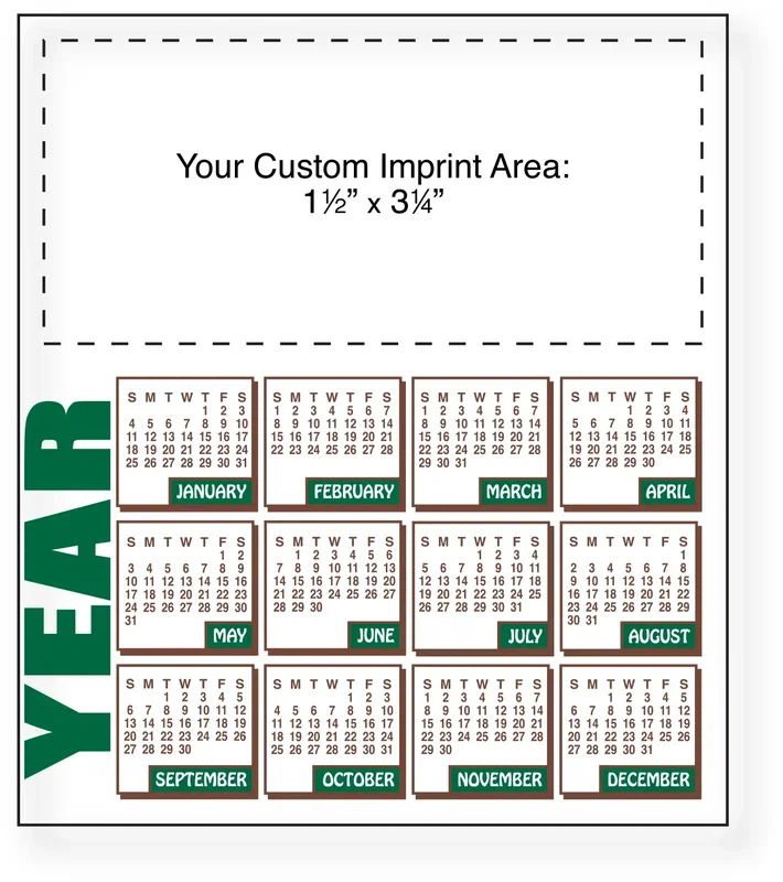 Personalized Magnetic Calendar (Small) — view 8