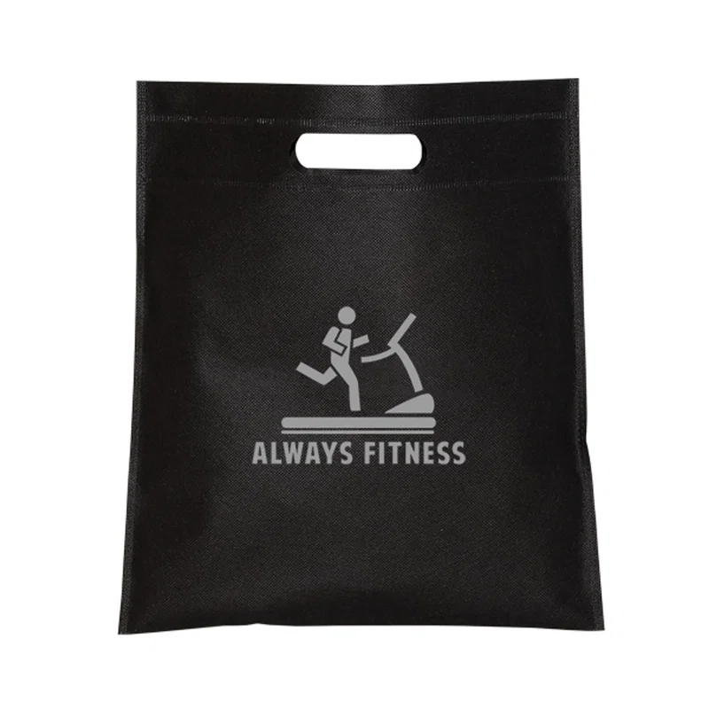 Small Non Woven Cut-Out Handle Tote — view 1