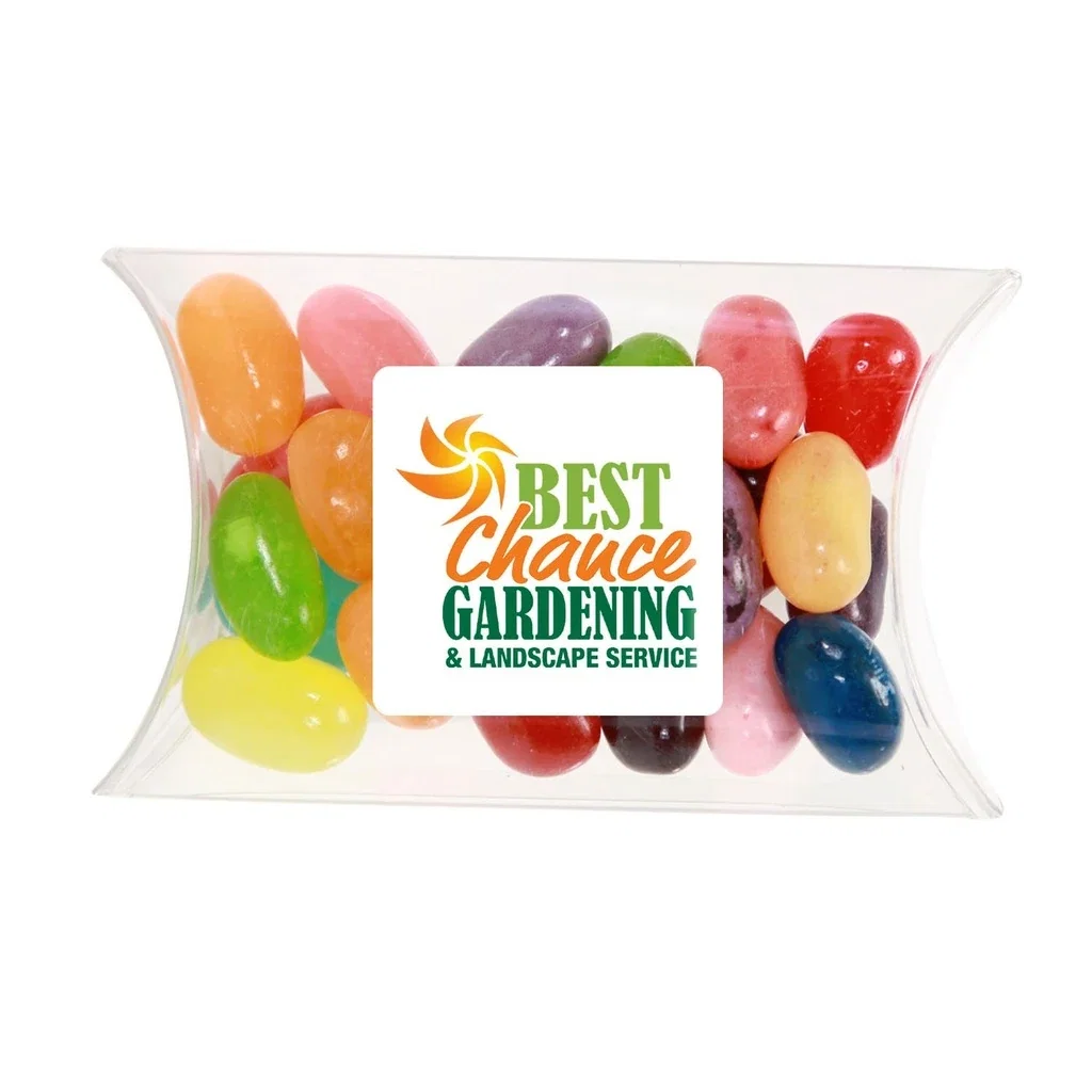 Small Pillow Pack with Label Premium Fill — Candy Fill: Jelly Belly™ Candy