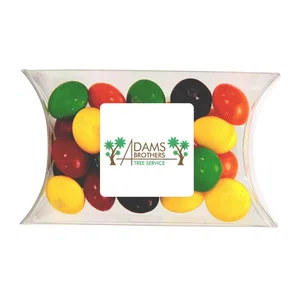 Small Candy Pillow Pack with Skittles Fill, 3" x 2" x 0.5", Full-Color Label